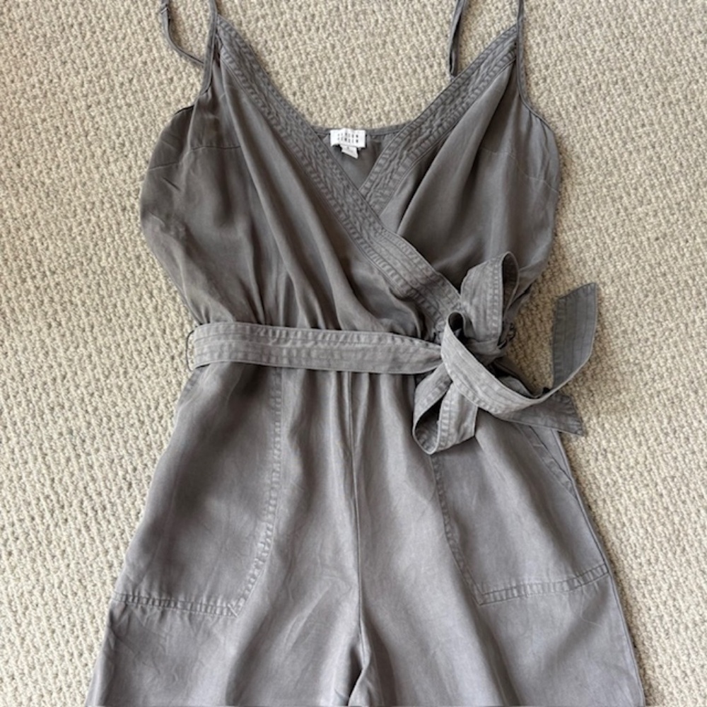 Peyton Jensen Gray jumpsuit
